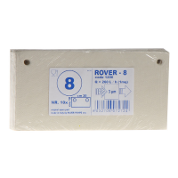 Tipo 8 - Cartoni filtranti Rover per pompe con filtro Pulcino - 20x10 cm - 10 pezzi