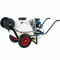 Kit motopompa irrorazione Comet MTP MC25/Loncin 148F-2 con carrello e serbatoio 120L
