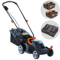 Worx WG779E.1 - Tagliaerba a batteria - 2x20V/4Ah - Taglio 34 cm