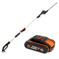 Tagliasiepi su asta di prolunga telescopica elettrico a batteria Worx WG252E