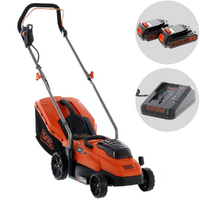 Black & Decker BCMW3318L2-QW - Tagliaerba a batteria - 2x18V/2.5Ah - Taglio 33 cm