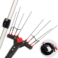 Castellari Vertigo C 12V - Abbacchiatore elettrico a batteria tipo auto con cavo in dotazione - Asta telescopica 190/240  cm