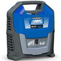 Abac Suitcase - Compressore aria elettrico portatile monofase, oil-less  - Motore 1,5 HP