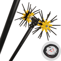 Abbacchiatore elettrico ASTERAS MAX CARBON 310 cm con cavo tipo auto in dotazione - Asta fissa in carbonio