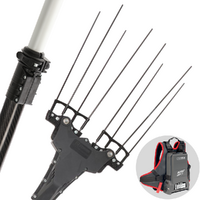 Zanon Murcielago R AL300 - Abbacchiatore elettrico a batteria a zaino 50.4V 15.9Ah - Asta telescopica 210/340cm