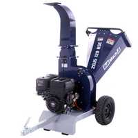 BullMach ZEUS 120 BSE - Biocippatore a scoppio professionale - Motore B&S XR2100 13.5 HP con avviamento elettrico