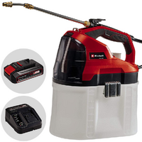Einhell GE-WS 18/75 Li - Pompa irroratrice a tracolla a batteria 7.5L - Batteria e caricabatteria