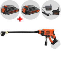 Pistola idropulitrice a batteria Black & Decker BCPC18D1 + in omaggio batteria 18V 2Ah - ugello 5 in 1