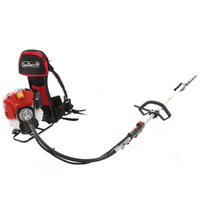 GeoTech GT-2 52BP - Tagliasiepi a scoppio su asta di prolunga con zaino - 52 cc