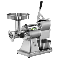 Fimar TC12T - Tritacarne elettrico - Con grattugia integrata - 400 V - 1 HP - Gruppo macinazione in INOX - Senza inversione di marcia - Scegli tra più configurazioni