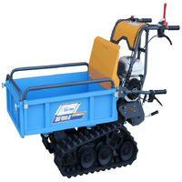 EuroMech EM400H-Agri - Motocarriola cingolata cassone estensibile 400Kg