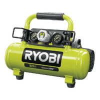Ryobi R18AC-0 - Compressore portatile a batteria - 18V - SENZA BATTERIE E CARICABATTERIE