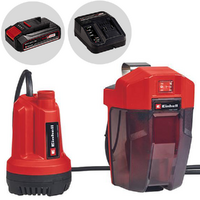 Einhell GE-SP 18 Li - Pompa sommersa a batteria - Batteria e caricabatteria