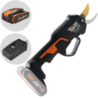 Worx Nitro WG330E 20V - Forbice elettrica da potatura - 20V/2Ah - Diametro di taglio 25mm