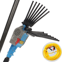 Lisam Oliwatt 2 - Abbacchiatore Elettrico 280 cm a batteria tipo auto con cavo in dotazione - Asta Fissa in carbonio - Scegli tra più configurazioni