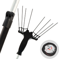 Volpi Olytech Super Power 555L - Abbacchiatore elettrico 210/300 cm a batteria tipo auto con cavo in dotazione  - Asta telescopica - Scegli tra più configurazioni