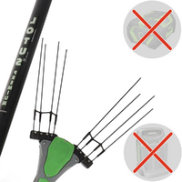 EGO Lotus - Abbacchiatore a batteria - Asta fissa 240 cm - SENZA BATTERIE E CARICABATTERIE