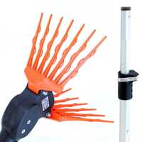 TecnoVIR Olivir - Abbacchiatore elettrico a batteria 185-330 cm - asta telescopica in alluminio