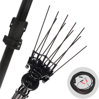 Aima Twist 2.0 Plus - Abbacchiatore elettrico 185/275 cm a batteria tipo auto con cavo in dotazione - Asta telescopica - Scegli tra più configurazioni