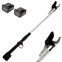 Volpi KV81 - Forbice elettrica da potatura su asta - 2x 21.6V 4Ah - Diametro di taglio 38mm