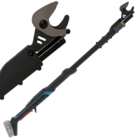 Gardena EasyCut 110/18V P4A Solo - Forbice elettrica da potatura su asta - Diametro di taglio 28mm - SENZA BATTERIA E CARICABATTERIA