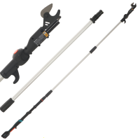 Gardena HighCut 360/18V Solo - Forbice elettrica da potatura su asta - Diametro di taglio 28mm - SENZA BATTERIA E CARICABATTERIA