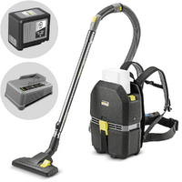 Karcher PRO BVL 3/1 Bp - Aspirapolvere a zaino professionale a batteria - Batteria e caricabatteria