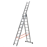 Gierre Modula AL420, 3x10 gradini, 5.97 m - Scala in alluminio - Altezza stimata operativa 6.97 m