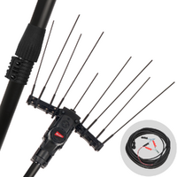 Brumi Zenit 36V - Abbacchiatore elettrico 200/315 cm a batteria tipo auto con cavo in dotazione - Asta telescopica in carbonio