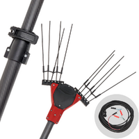 Aima Duetto Performance - Abbacchiatore elettrico 235/288 cm a batteria tipo auto con cavo in dotazione - Asta telescopica - Scegli tra più configurazioni