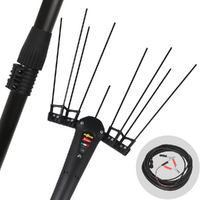 Brumi Etna 12V - Abbacchiatore elettrico 235/320 cm a batteria tipo auto con cavo in dotazione - Asta Telescopica in alluminio - Scegli tra più configurazioni