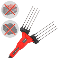 Einhell GE-FS 18/53 - Abbacchiatore elettrico 220/310 cm a batteria al litio 18V 5.2Ah - Asta telescopica in alluminio - SENZA BATTERIE E CARICABATTERIE