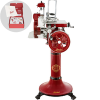 Berkel Tribute Rosso - Affettatrice a volano con piedistallo  - Lama in acciaio al cromo da 300 mm