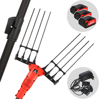 Blue Bird Olimpo 23-56 AT - Abbacchiatore elettrico 225/310 cm a batteria al litio 3x 21V 5Ah - Asta telescopic