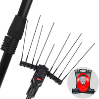 Brumi Special 12V - Abbacchiatore elettrico con batteria a litio 12V 44Ah - Asta telescopica 235/315 cm