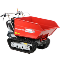 GeoTech Pro GeoPorter 630D Hydro - Motocarriola cingolata cassone dumper idraulico 600Kg