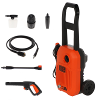Black & Decker BEPW1300-QS - Idropulitrice ad acqua fredda compatta - 110 bar - 396 l/h