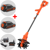 Black & Decker BETL1820L-QW - Motozappa a batteria 18V 2Ah + in omaggio batteria 18V 2Ah