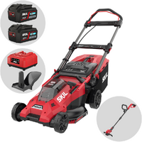 Skil 0140 BA - Tagliaerba a batteria - 2x20V/4ah - Taglio 43cm - Tagliabordi in omaggio!