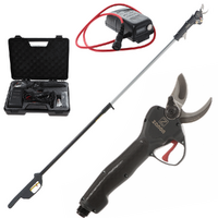 Zanon Viper SV 45 - Forbice elettrica da potatura su asta - 50.4V 3.2Ah - 175/255 cm - Diametro di taglio 45mm