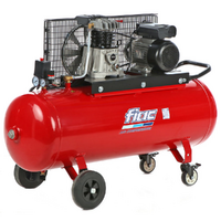 FIAC AB 150/348 - Compressore aria elettrico monofase a cinghia - Motore 3 HP - 150 lt