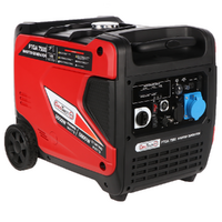 GeoTech Pro PTGA 7500 - Generatore di corrente ad inverter silenziato carrellato 5,8 kW - Continua 5,5 kW Monofase