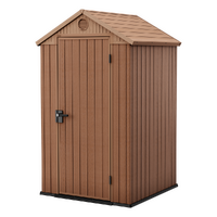 Keter Porta Attrezzi Store It Out Midi + Baule Comfy 270L - Doppio Deposito Con Cestino Integrato, Resina Resistente - Foto 11