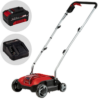 Einhell GC-SC 18/28 Li - Arieggiatore/Scarificatore a batteria - Batteria e caricabatteria