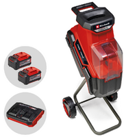 Einhell REDAXXO 36/25 - Biotrituratore a batteria con sacco di raccolta - Batteria e caricabatteria