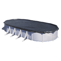 Copertura per piscine ovali Gre 500 x 300 cm