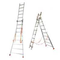 Facal Atlanta ATL260-2, 2x9 gradini, 4.26 m - Scala in alluminio - Altezza stimata operativa 5.09 m