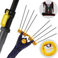 Lisam Avatar - Abbacchiatore elettrico a batteria a zaino 12V 56Ah - Asta telescopica 230/330 cm