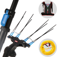 Lisam Thor - Abbacchiatore elettrico a batteria a zaino 12V 56Ah - Asta telescopica 250/350 cm