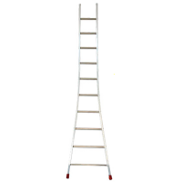 Facal Atlanta ATL-10/S, 10 gradini, 2.86 m - Scala da appoggio in alluminio - Altezza stimata operativa 3.75 m